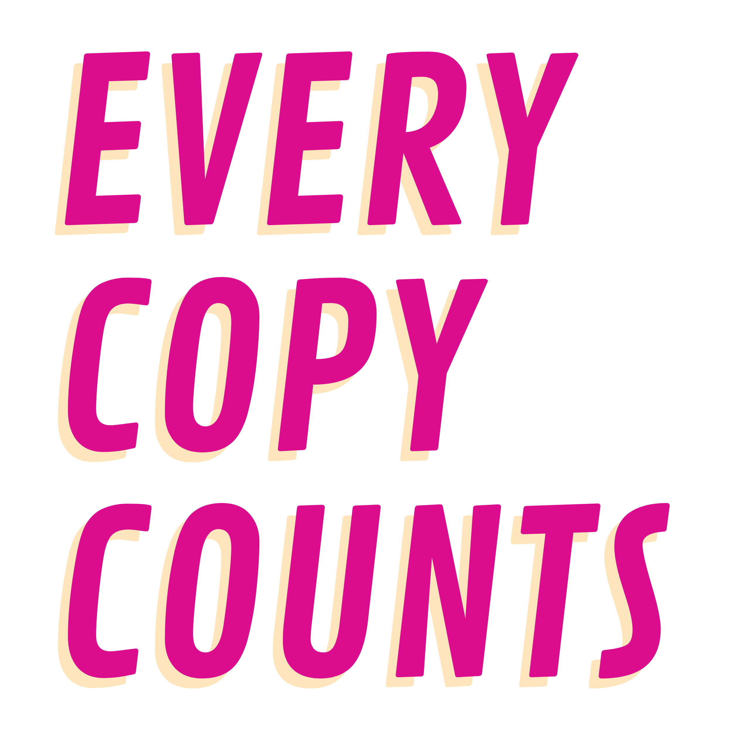 Every Copy Counts