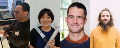 From right to left: Jason Dasent, Kayo Nishiyama, Ben Sellers, Tim Yates