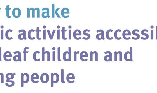 National Deaf Childrens Society guidance