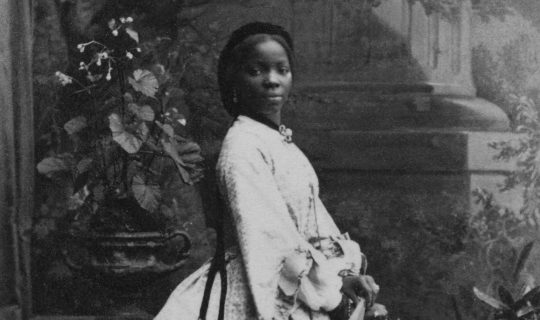 Sara Forbes Bonetta in black and white.