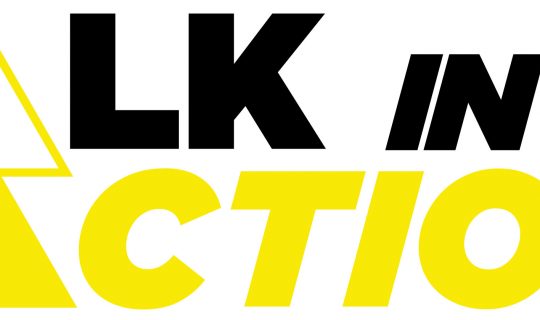 Talk into Action logo