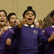 Schoolchildren celebrate Hounslow at summer singing festivals